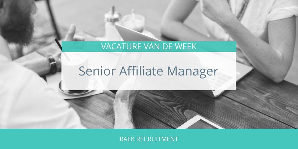 Heb jij minimaal 5 jaar ervaring in affiliatie marketing? #vacature bij bedrijf in #denhaag. Iets voor jou? tinyurl.com/yckjgm4z