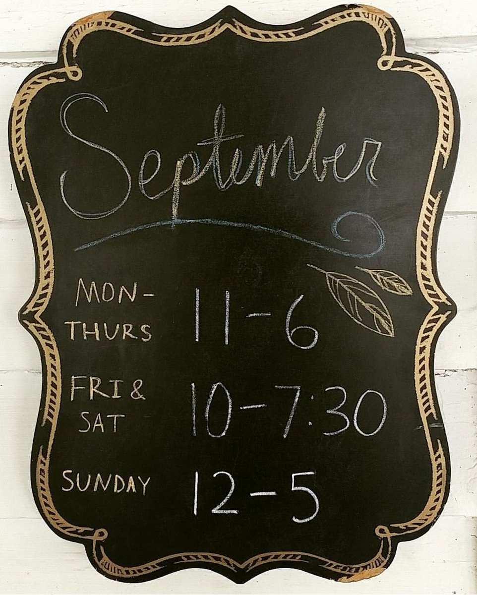 DillChocFactory's tweet photo. We've updated our hours for the beginning of the fall season. Get ready for a bunch of new fall flavors coming soon! 🍂🍁 #readyforfall https://t.co/gI1q651TD2