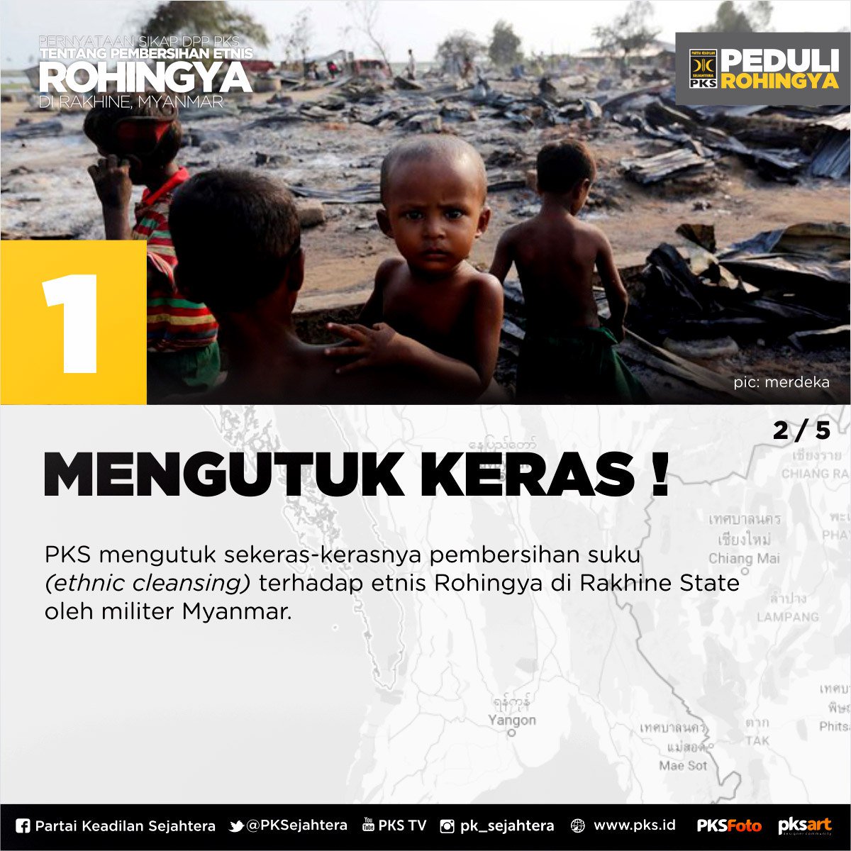 PKS_LB's tweet photo. Pernyataan Sikap PKS atas tragedi #Rohingya #RakhineState https://t.co/Ea0Ju0yBrp
