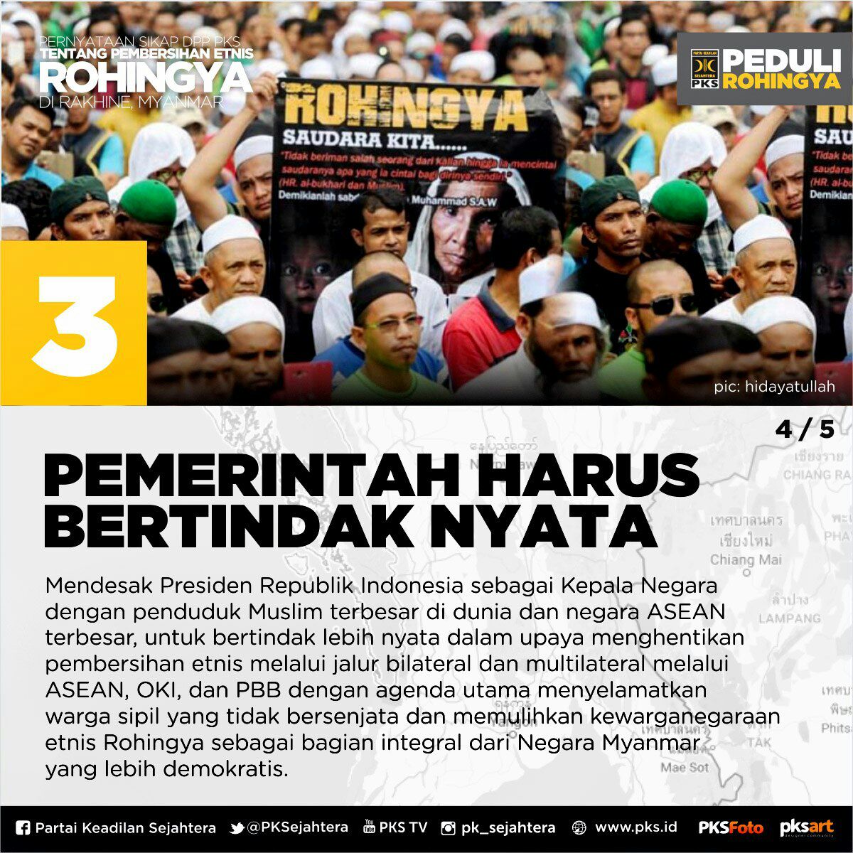 PKS_LB's tweet photo. Pernyataan Sikap PKS atas tragedi #Rohingya #RakhineState https://t.co/Ea0Ju0yBrp