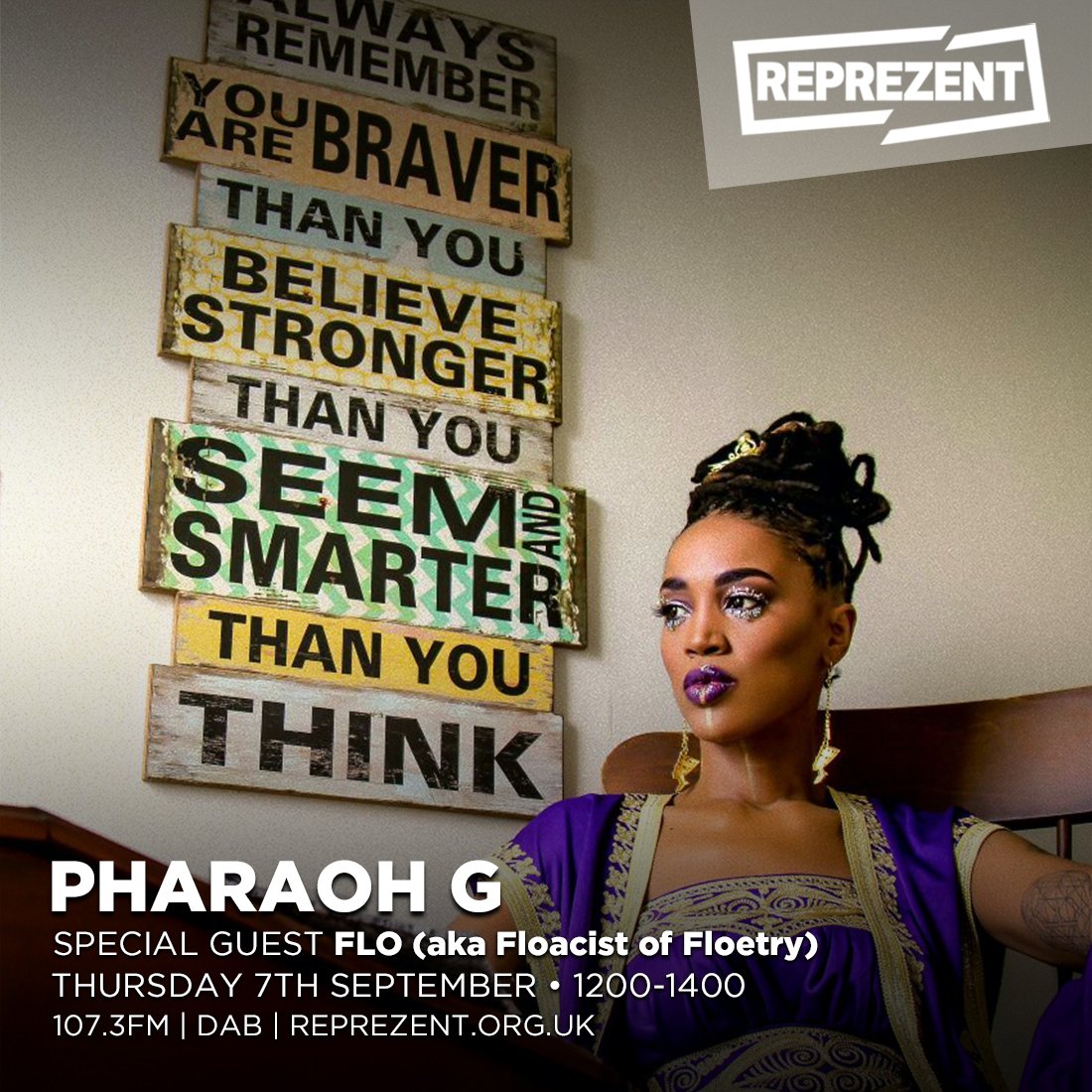 CBlackMusicPR's tweet photo. #Tunein to @ReprezentRadio Thursday 7th Sept @DJPharaohG talks #GoodLife with #FLO @The_Floacist 107.3FM #NewFLO #NewMusic https://t.co/LvkqeWvRWy