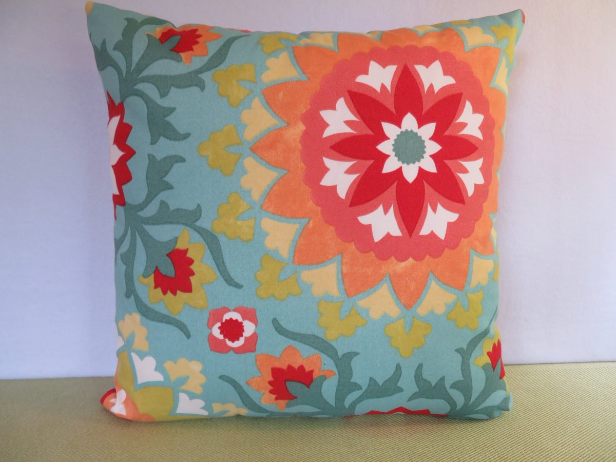 JRsPillows's tweet photo. Suzani Outdoor Pillow Cover in Teal Coral Peach Yellow Red.. https://t.co/xB4Vs8Oxsc #Etsy #pottiteam https://t.co/h4eWhL6zqD