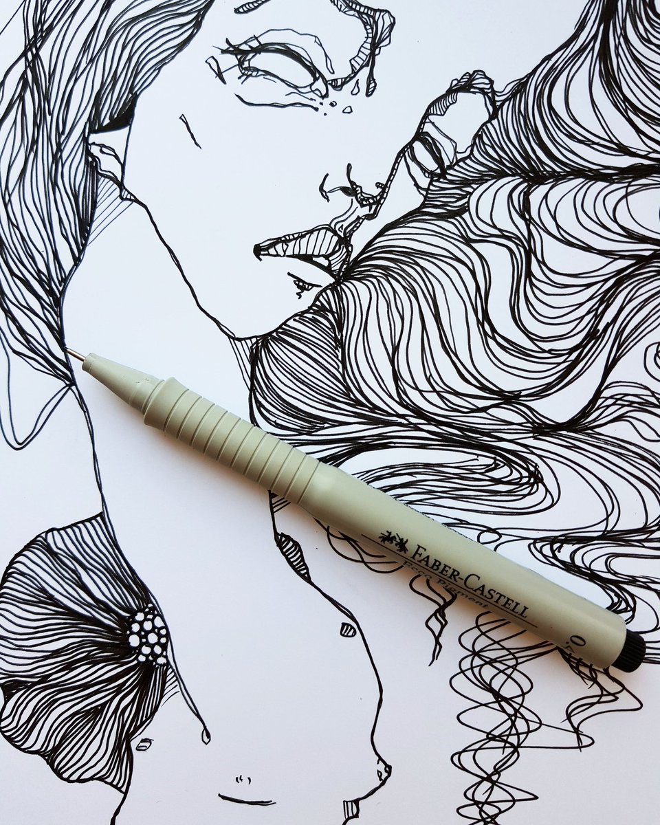anna tsvell on twitter today s ink on paper in progress art