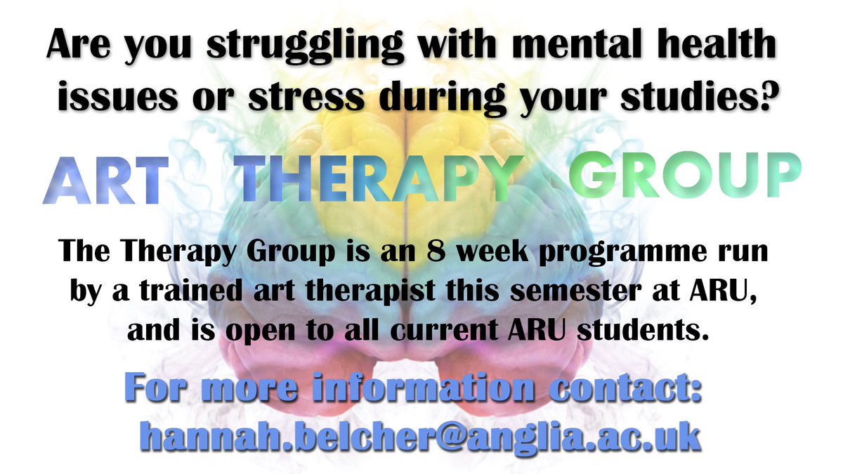 ARU_DSS's tweet photo. New art therapy group @ Chelmsford and Cambridge ARU! @StudentMindsARU @ARU_StudentServ @AngliaRuskinSU @ARU_DirStuServ @ARU_Psychology https://t.co/cAAcsIym9r
