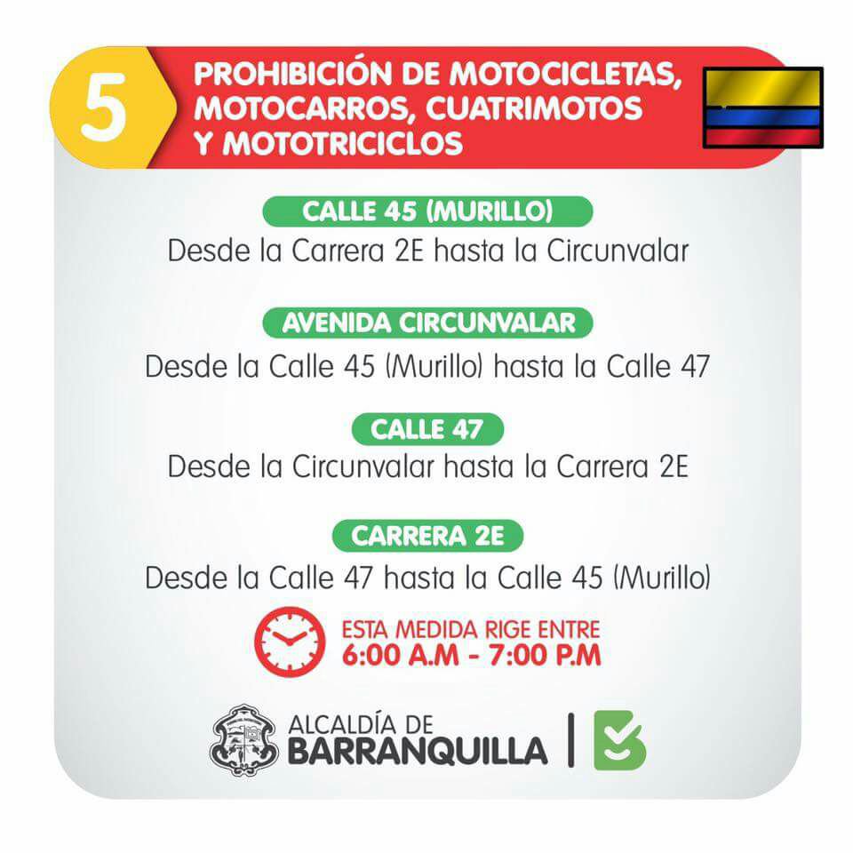 TransitoMebar1's tweet photo. @PoliciaBquilla @feriza2010 @GusChaG Goza la pasión del futbol Colombia/Brasil  y tenga en cuenta estas recomendaciones de @TransitoBaq . https://t.co/YaRQA0RkN6