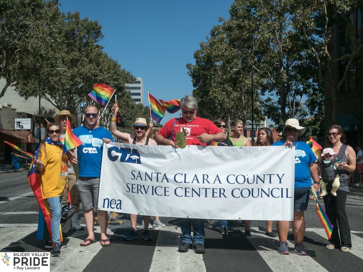 EquitySquadSCC's tweet photo. Thank you to all our fellow #educators who came out to walk in #SiliconValleyPride #ForALLStudents
#WeAreCTA #EdJustice https://t.co/aSTYaXlPl6