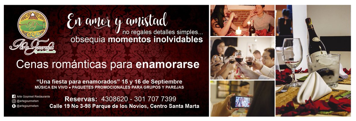 ArteGourmetSM's tweet photo. Buscando planes para amor y amistad? https://t.co/dFdK6BwyLp