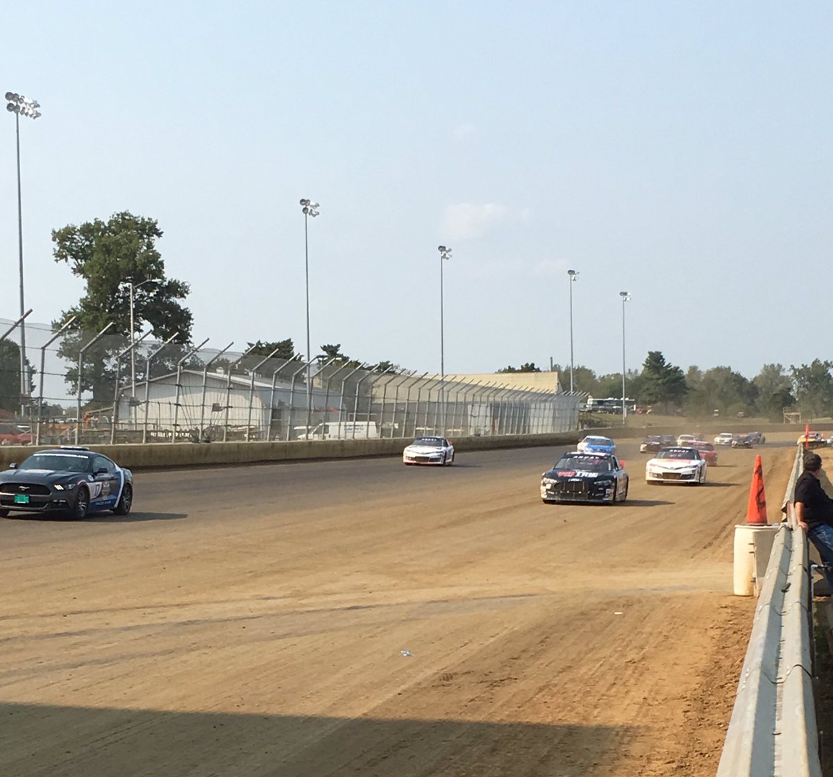 GeneralTire's tweet photo. Do you know why the leaders run out of the race groove under caution?...Trying to find moisture to cool the tires... #GRABBER100 https://t.co/bwubOj0tap