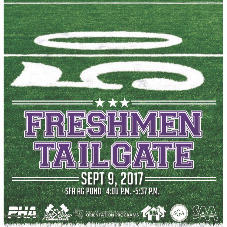 SFAPurpleHaze's tweet photo. In 5 Days #SFA21 there's a Tailgate just for you!!There's going to be tons of fun & games! You're not gunna want to miss it! #FirstTailgate https://t.co/rvNvm78h8V