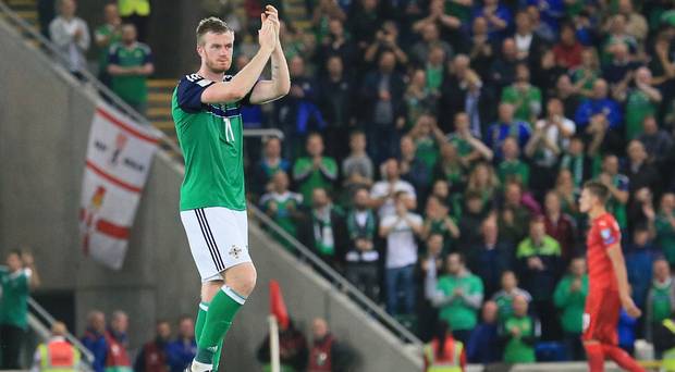 BelTel_Sport's tweet photo. Watch: Northern Ireland supporter catches Chris Brunt's free-kick on Kop fan-cam https://t.co/A5anrArxqQ #GAWA #gaWBA https://t.co/JzSIJleOmx