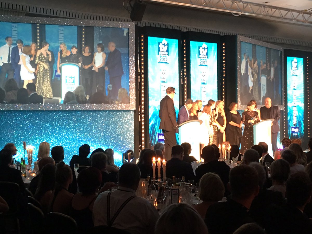 CallTheMidwife1's tweet photo. We won!!!!!!! Best Family Drama for the third year running!! #TVChoiceAwards #callthemidwife https://t.co/pAF8F06z4C