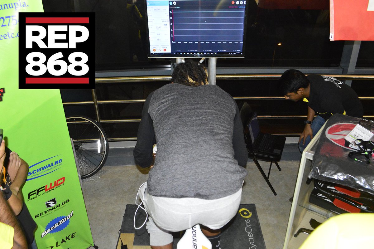 ttgameplan's tweet photo. @NJISANE_PHILLIP put down a monster grind on @cycleops #HammerDirectDriveTrainer at #PanamPista17 #PanamElite @RideCannondale #MotorcycleETC https://t.co/k3e12qvb3L