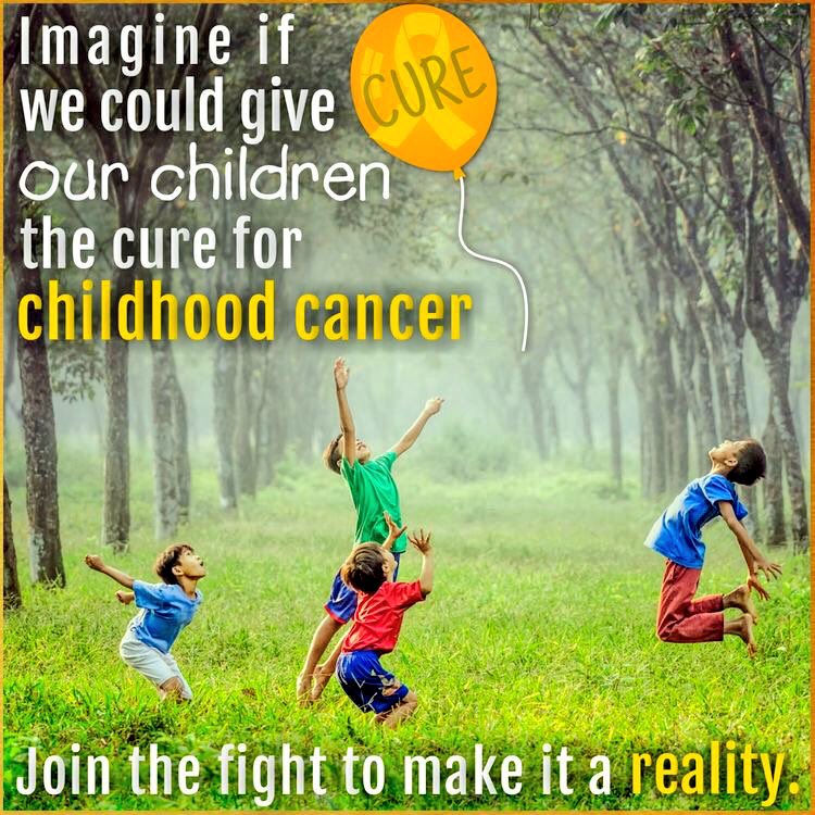 Join the fight against childhood cancer 🎗#ChildhoodCancerAwarenessMonth