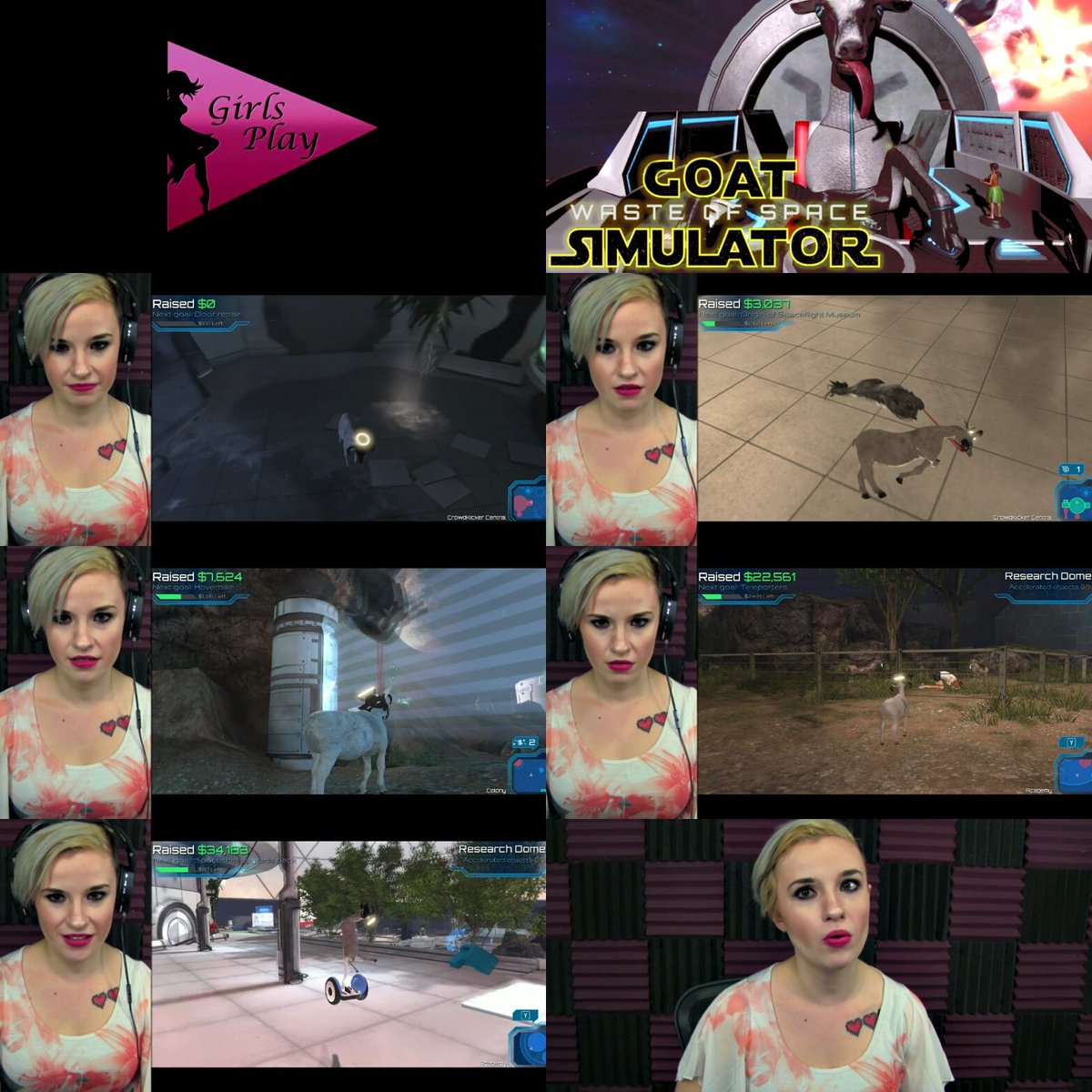 Mr_A_N_Other's tweet photo. @WatchGirlsPlay @YouTube @kenz_bellatrix @Naelargent @drea_yayaya @MaddieWGP return of series that's personal favorite of mine. #GoatsInSpace! https://t.co/SmgAIqWdD4