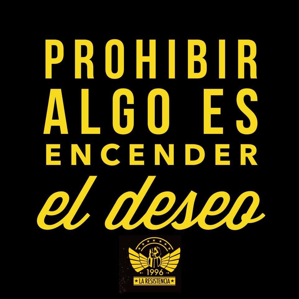 fabrikdiscoteca's tweet photo. Prohibir algo es encender el deseo. https://t.co/SPYsB1mDQx