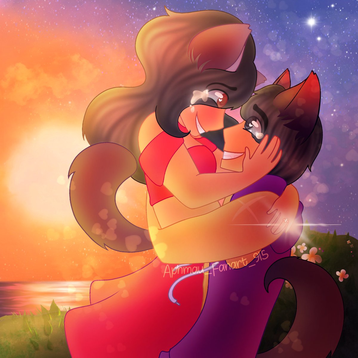 DeeRosaliee's tweet photo. It's Time... ❤️💜💕🎡🏝 @JasonBravura @_Aphmau_ https://t.co/gOQdxMbNUH