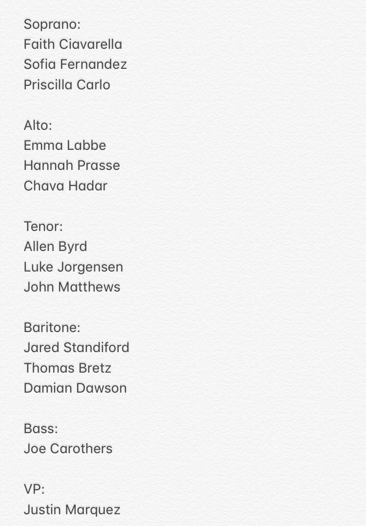 Congratulations to all the new Acaphiliacs this year! We cannot wait to create amazing memories &amp; music with you. 🎤🎉  #AcaphiliacFam
