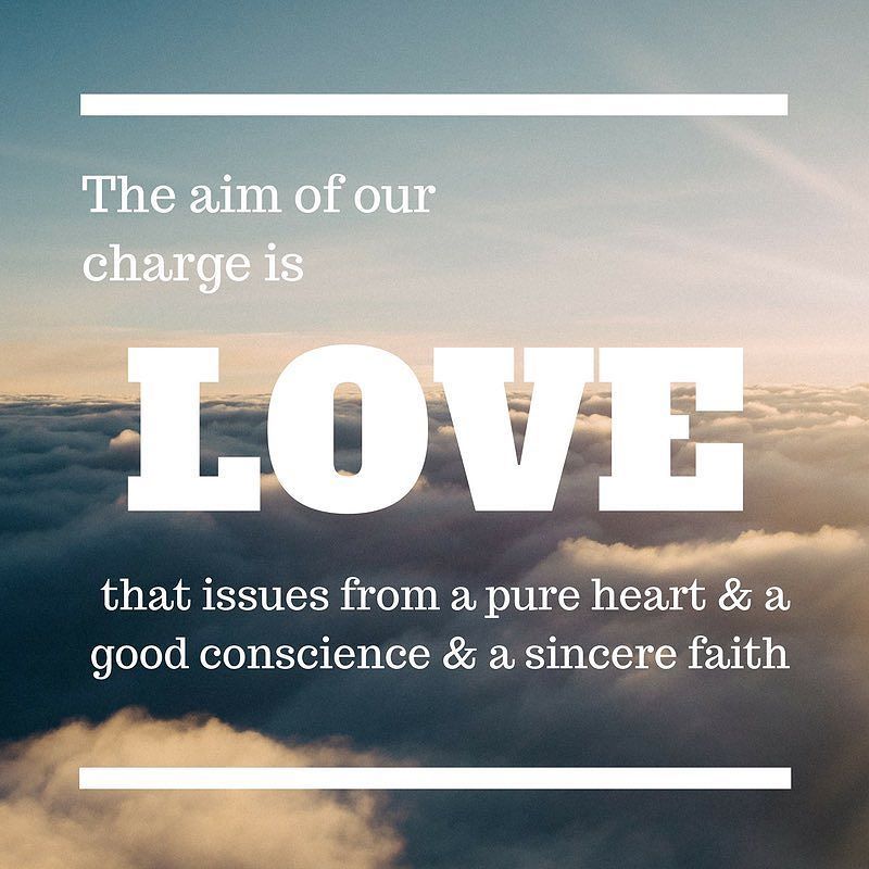 Pastor_Zac's tweet photo. Our aim, focus, and target is love. #pureheart #goodconscience #sincerefaith 1st Timothy 1:5. https://t.co/LsC0aSWpei https://t.co/B1jSueiAeE