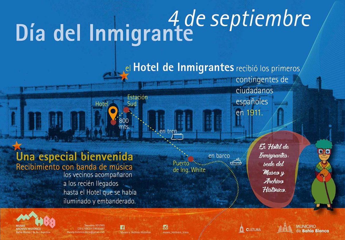 turismombb's tweet photo. 4 de Septiembre: Día del Inmigrante https://t.co/Xluj0tpe4U