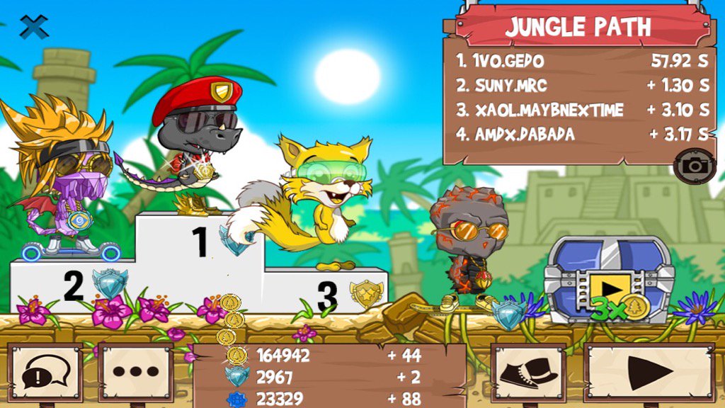 gedo_90's tweet photo. I just beat a golden fox! #funrun2 #MRC #MayBNexTime #dabada https://t.co/JsSataK5qd