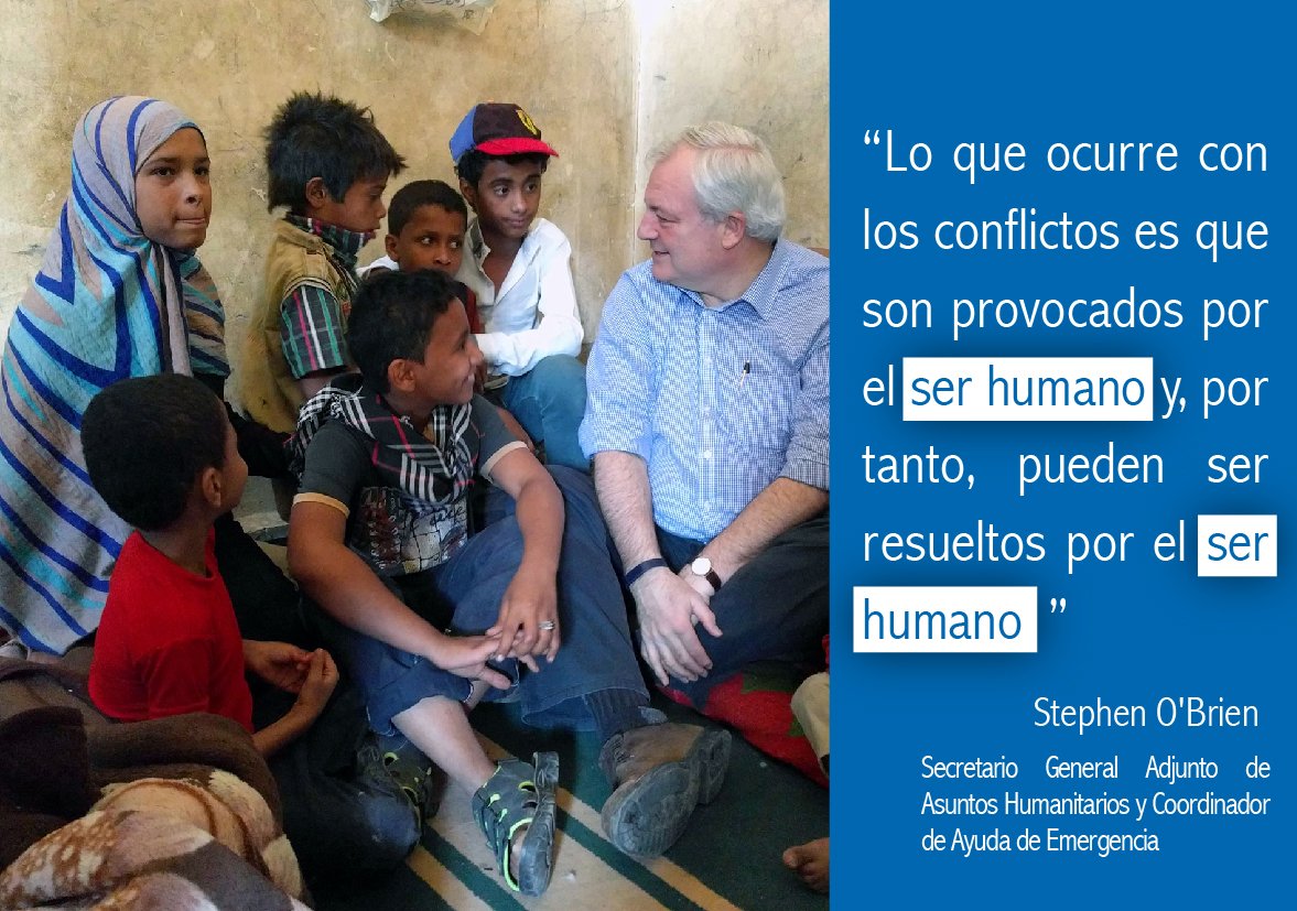 ONUMX's tweet photo. #StephenO'Brien responsable de ayuda humanitaria nos expresa cómo evitar que cunda la desesperanza dadas las crisis https://t.co/f4XHNh5by9 https://t.co/TWwLgxGDxV