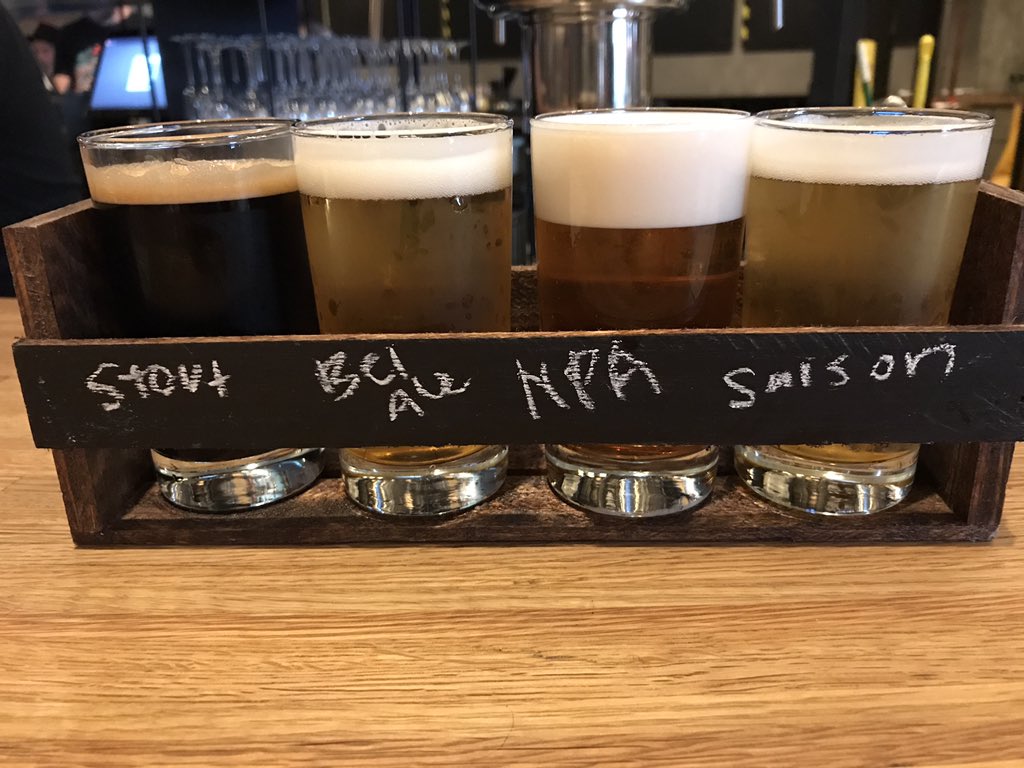 RichardLeong2's tweet photo. @CircaBrewingCo @stuffbeneats @Beer_Loves_Me @DowntownBklyn @itsfivehere @BeerAffair @beerswithmandy @sippingsister @brew_york I'm back. #stout #belgianale #nitroipa #saison #beerflight https://t.co/RclzXdnYyR