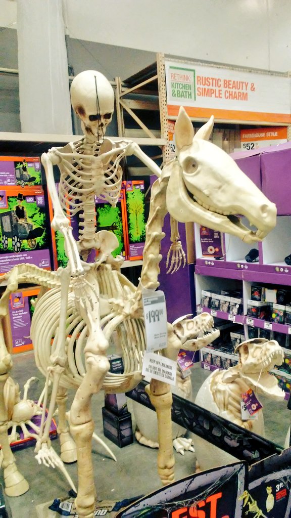 KyraKupetsky's tweet image. Home Depot does NOT FOOL AROUND when it comes to Halloween