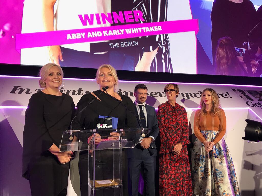 creativeheadmag's tweet photo. The 2017 Award for Innovation goes to @scrun_by_whu! #MWIT17 https://t.co/fvVN2GrQpX