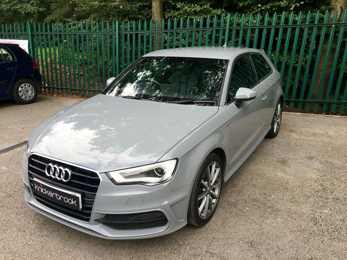 PhilWeaverAuto's tweet photo. Only 1 for sale in the country and it's ours! A factory original #Audi #A3 #1.4TFSi #SLine #Nardo #Grey that is exclusive to #Knickerbrook https://t.co/Ih0VPg69Su