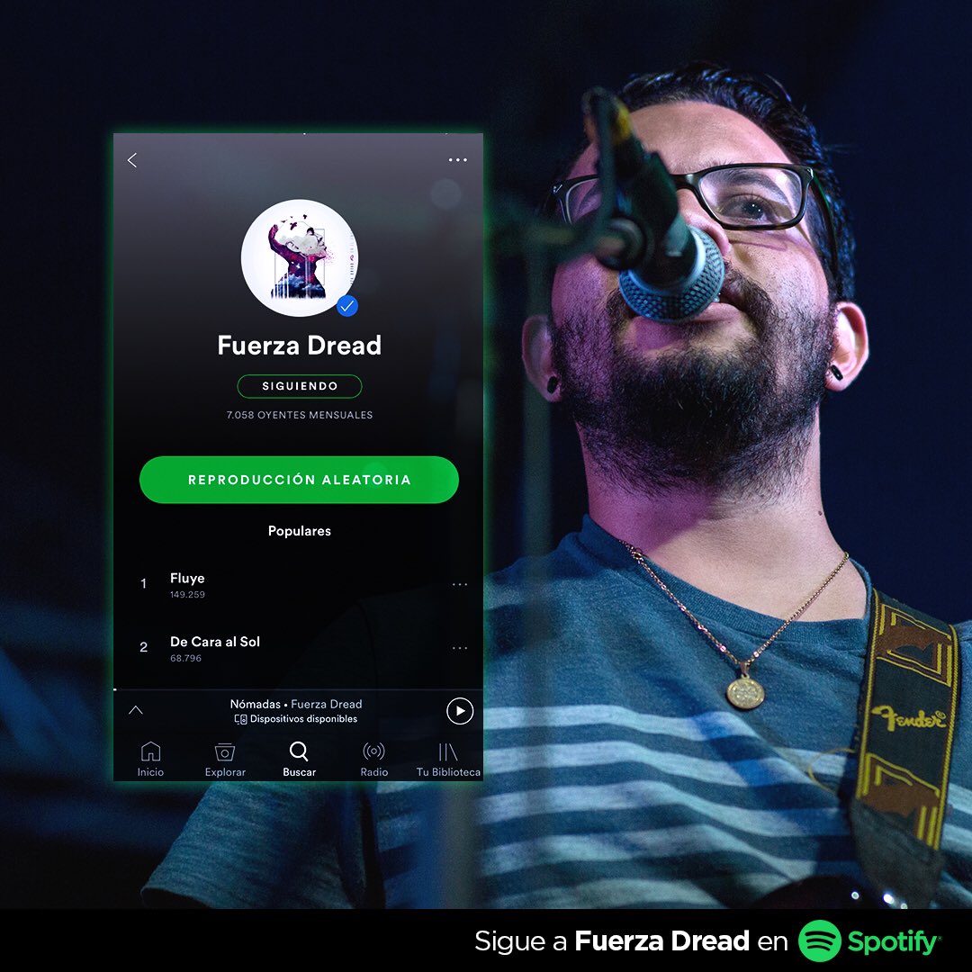 FuerzaDread's tweet photo. Ya nos siguen en Spotify? https://t.co/cDEpmNVvdb