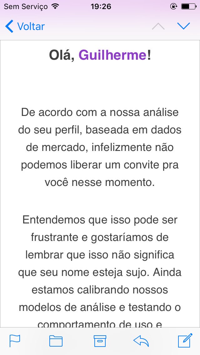 guirodriigs's tweet photo. Depois de meses tentando, queria dizer q desisto, e vou imprimir essa publicação para mostrar futuramente quando eu for rico @nubankbrasil https://t.co/Ea86NXITxF