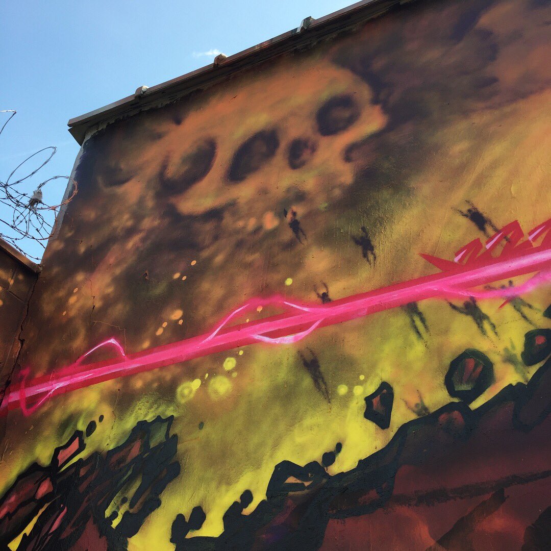 mac_blackout's tweet photo. Skulls &amp; souls I painted at #projectlogan this weekend for @momentumart BBQ burners. Crazy collab. Robot:Raul Pieces:C3P0&amp;Revise #chicagoart https://t.co/vDXTLX2m5W