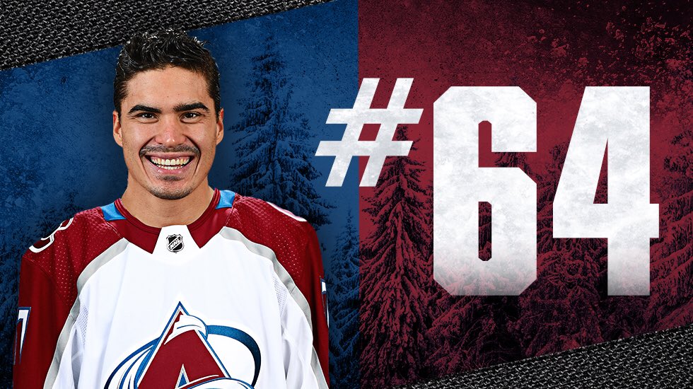 Avalanche's tweet photo. Yakupov is the first to wear 64. https://t.co/ndu6tqLqh6