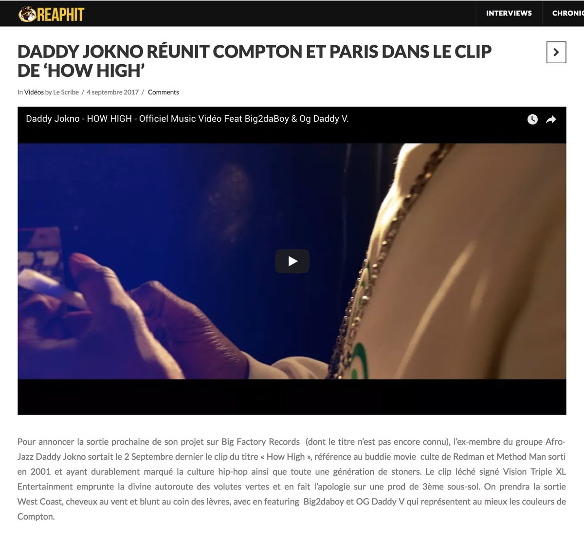 visiontripleXL's tweet photo. Merci à #REAPHIT pour l'article.
@visiontripleXL Work © 2017. https://t.co/Jza0QeQ9UF