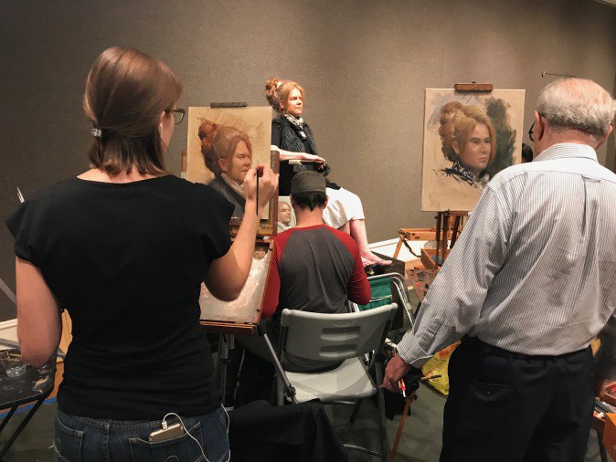 Great Camaraderie at the Salmagundi Club’s Portrait Competition theepochtimes.com/n3/2291491-gre…