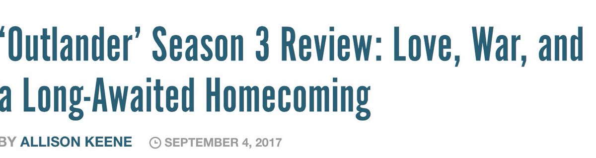 newglasgowgirls's tweet photo. Great article but BEWARE OF SPOILERS #outlander #season3 #itisseptember #lessthanaweektogo πππ
https://t.co/Hc1g9hbZjd https://t.co/NVKzF16SEZ
