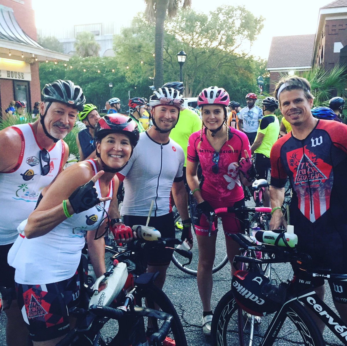 JessMaleck's tweet photo. Another great weekend on the #bike :) The #SavannahCentury was so much fun! #doepicshit #badassisbeautiful #PinkReaper #TCGA https://t.co/fVdB8i8X4r