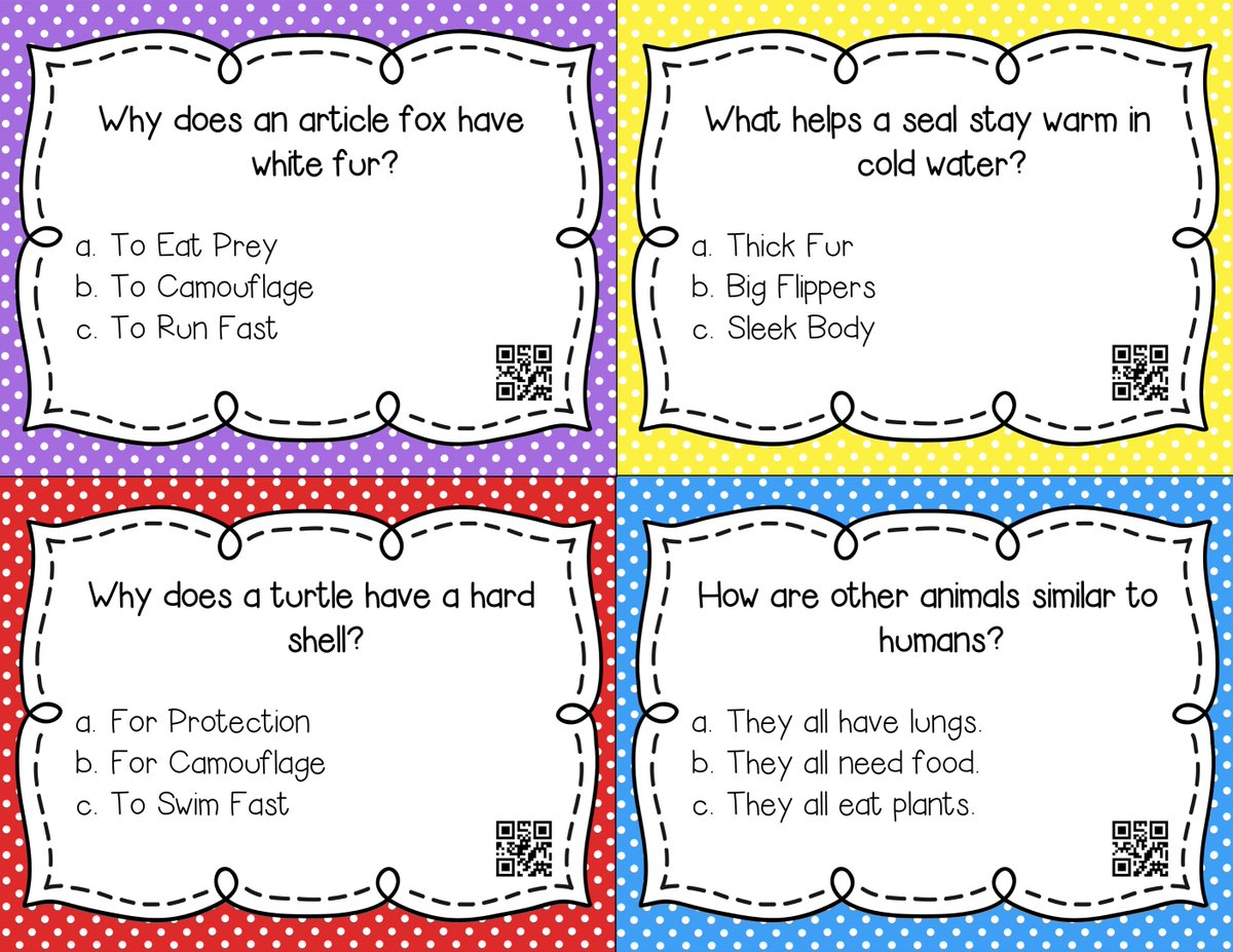 eleminspiration's tweet photo. Looking for a fun way to review animal science standards in your classroom?  Check out these new science task cards! https://t.co/422HGoZgyE https://t.co/A7GvZyFJXE