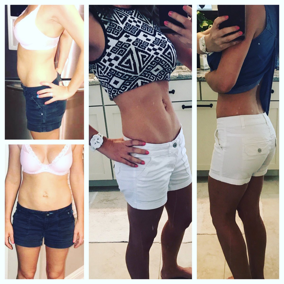 Adrienva's tweet image. After 5 short weeks my client is seeing major gains #onlinetraining #macrofriendly  #igfitwomen #igfitness 😊#igfitfam #igfitmom #fighitngfit