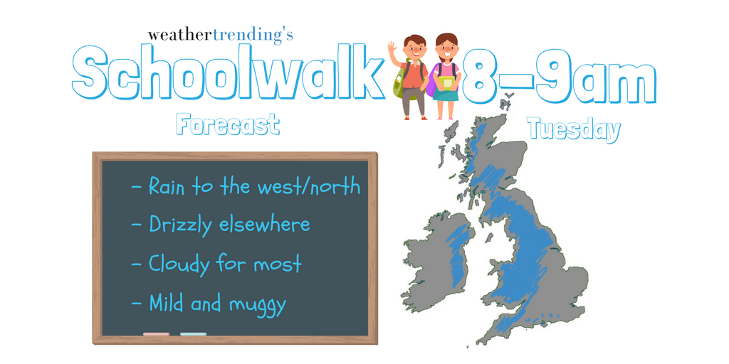 weathertrending's tweet photo. Plenty of children #backtoschool this morn...perfect day to launch our new, daily #schoolwalk forecast! Have a great day! #BackToSchoolWeek https://t.co/HntqP5uqN2