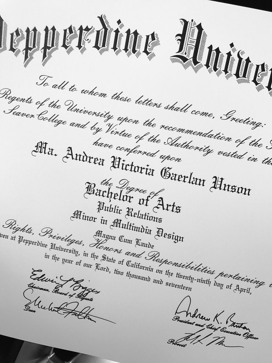 AndieUnson's tweet photo. Got my five names on there. #threemonthslater 👩🏻‍🎓 https://t.co/bwrV1p9nWv