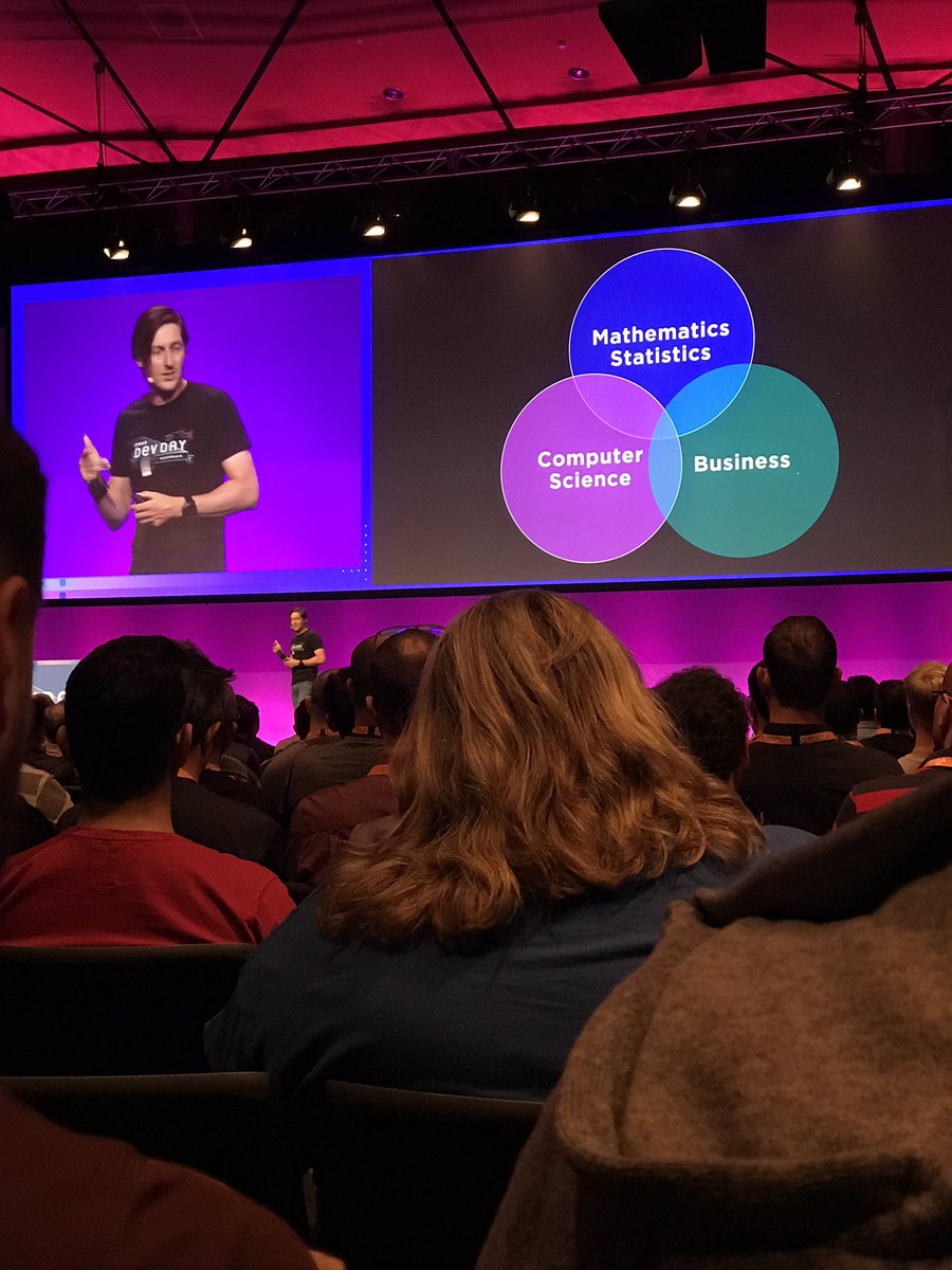 CloudTrekAU's tweet photo. Glenn Gore highlights the 3 attributes that businesses are starting to look for in Developers  #AWSDevDay https://t.co/3JdiJE7xrT