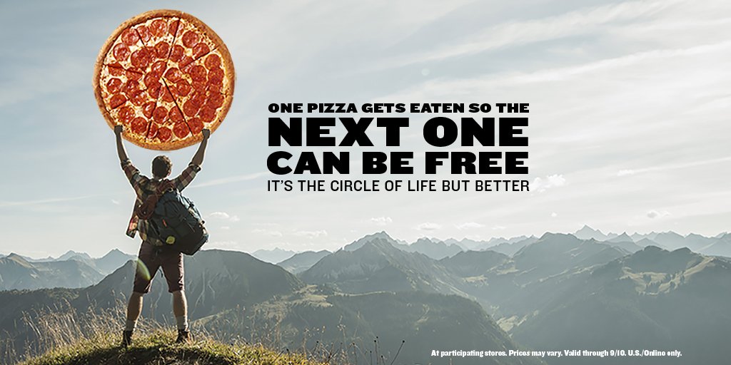 PapaJohns's tweet photo. Spend $15 or more and get a free pizza on your next order. Use code: GAMEDAY. https://t.co/ClrtVZeabW