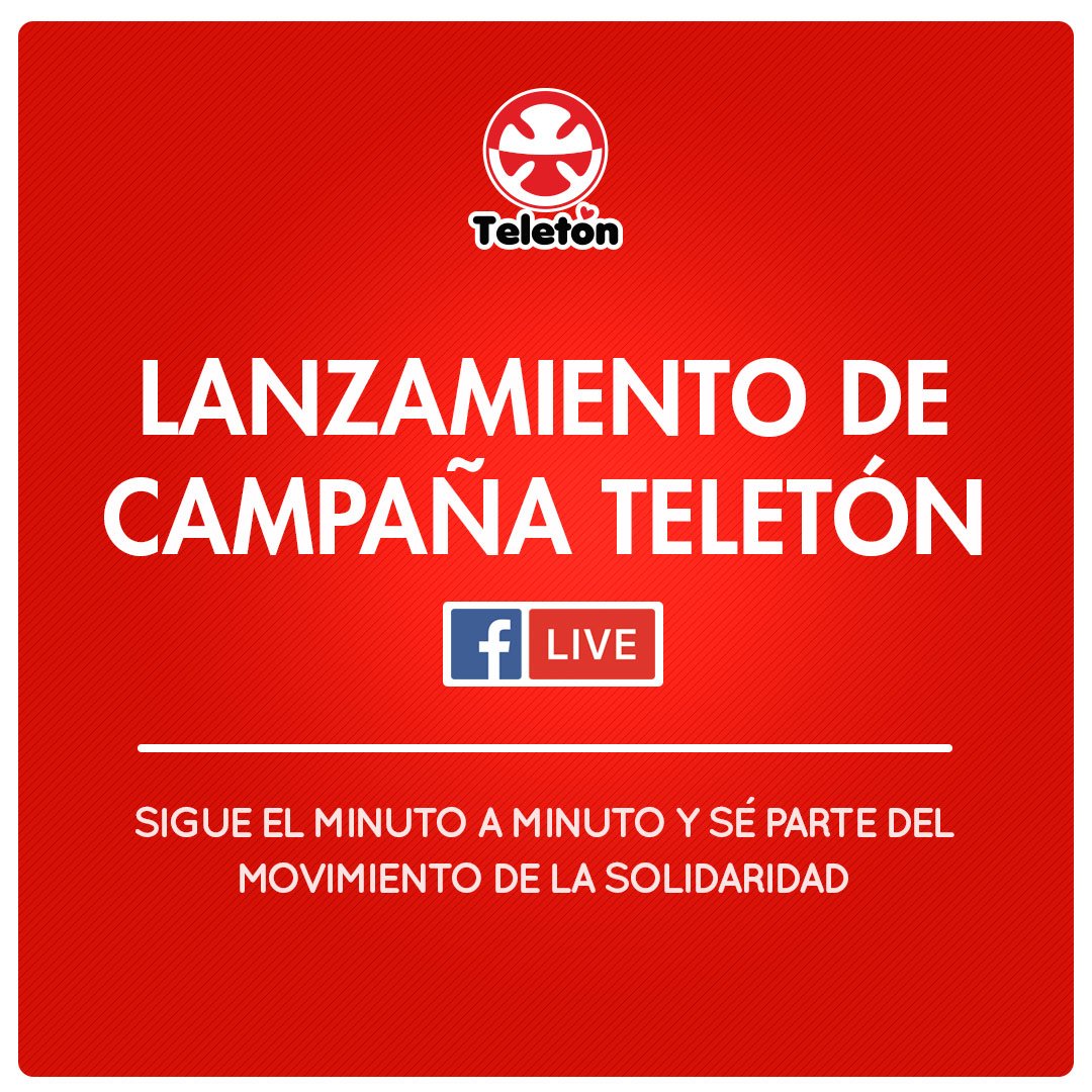 teleton_peru's tweet photo. ❤️🇵🇪Queremos que seas parte de nuestro lanzamiento de campaña, síguenos en vivo este miércoles a las 11:30 am en: https://t.co/ALdAQ1a4EE https://t.co/h3qF1jzclR