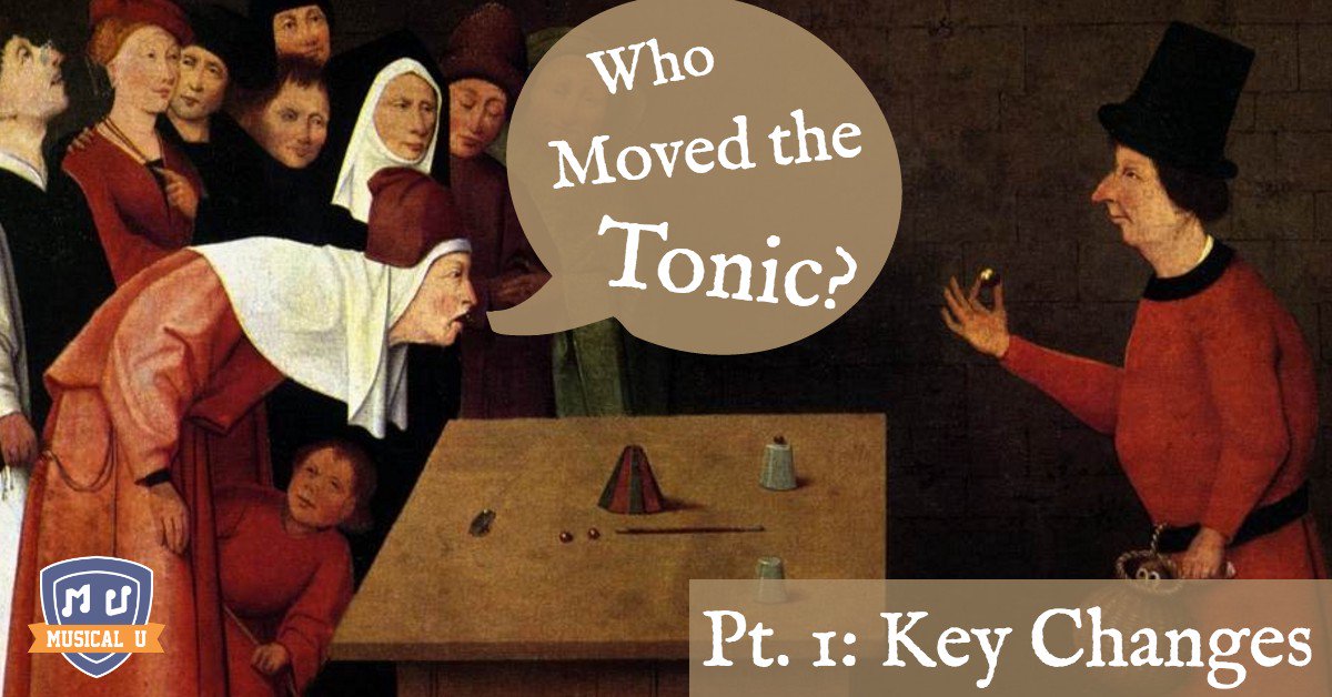 MusicalU's tweet image. Who stole my tonic? A quick introduction to #keychanges in your #music musl.ink/whrsthetonic1. How can you find these #modulations by ear?