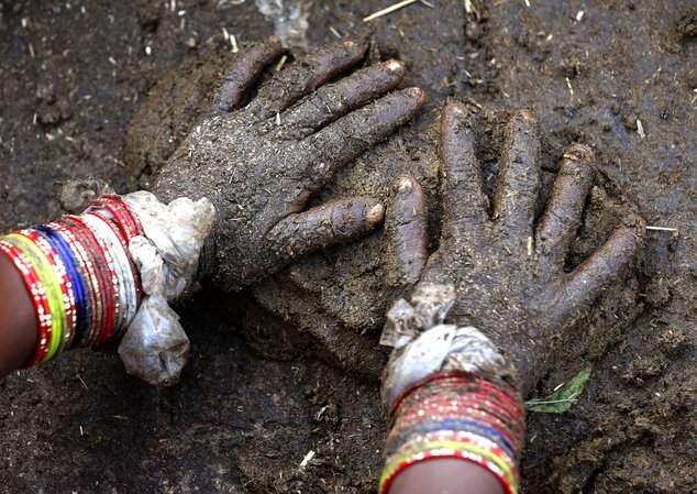 AkshathaBhatTP's tweet photo. As part of today's #ProtectWithPen campaign, let's see the usage and importance of Desi Cow dung! https://t.co/IaSfir474r