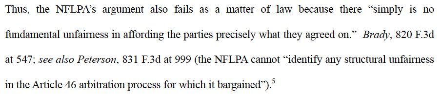 McCannSportsLaw's tweet photo. In NFL's 16-page court filing to oppose Ezekiel Elliott, the league cites its legal victory over Tom Brady 7 times. Cases have consequences. https://t.co/B2sK4nXskh