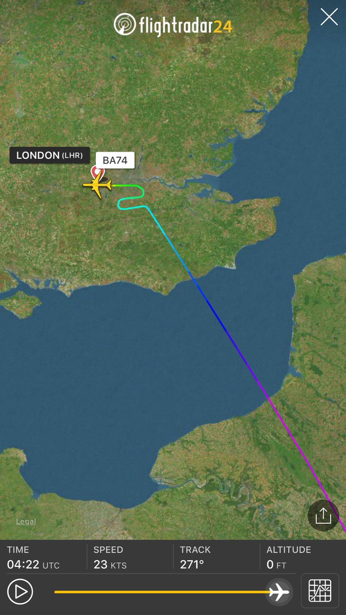 jwush's tweet photo. 5.20am landing at #EGLL. No hold over #Biggin #BA74 #Los-#LHR #777 G-VIID @MarkGrigg https://t.co/s3XdJPlBBB