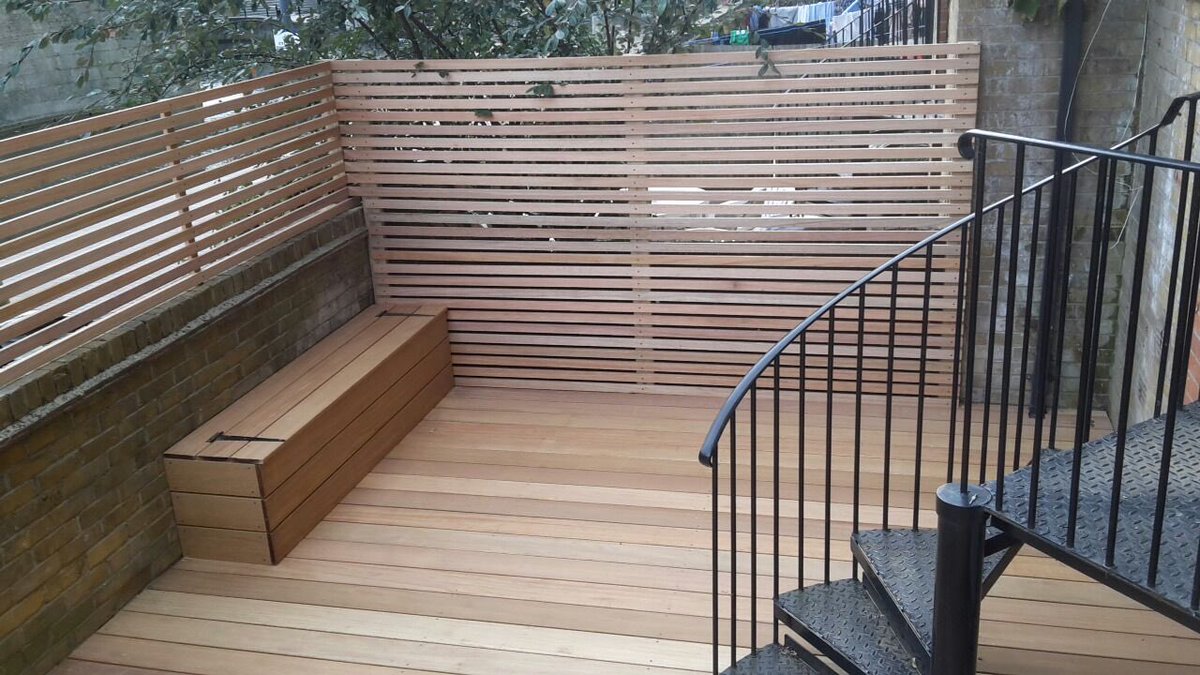 CJLandscapes's tweet photo. #decking #horizontalfencing #storage #EastLondon #Essex #Walthamstow #Wanstead #Leytonstone #Loughton #Woodford #ForestGate #Chingford https://t.co/L673kpqFeU