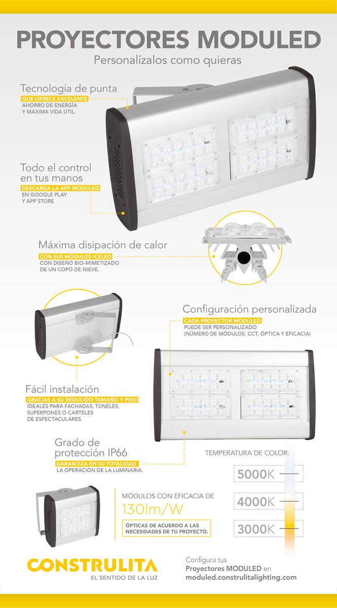 Construlita's tweet photo. Los #proyectores #MODULED te permiten una máxima configuración.
Conócelos aquí: https://t.co/2x2vDp4oqy https://t.co/LFoLo2qBTU